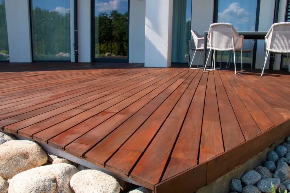 Terrasse bois à L'Épine